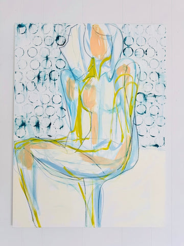 Tulip Chair III | 40" h x 30" w - Liza Pruitt