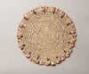 Tulip Floral Placemats – Hand - Crocheted Raffia Palm Floral Placemats – Spring Table Decor - Liza Pruitt