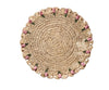 Tulip Floral Placemats – Hand-Crocheted Raffia Palm Floral Placemats – Spring Table Decor - Liza Pruitt