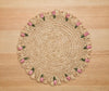 Tulip Floral Placemats – Hand - Crocheted Raffia Palm Floral Placemats – Spring Table Decor - Liza Pruitt