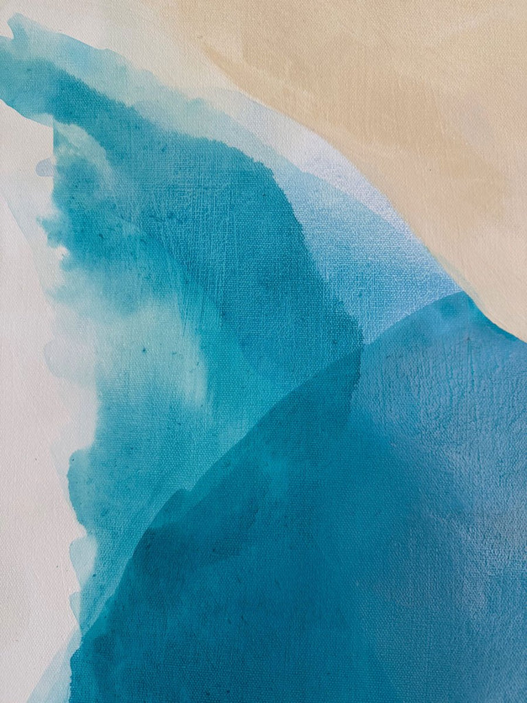 Turquoise Imprint on My Mind | 40" h x 30” w | Framed - Liza Pruitt