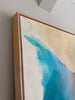 Turquoise Imprint on My Mind | 40" h x 30” w | Framed - Liza Pruitt