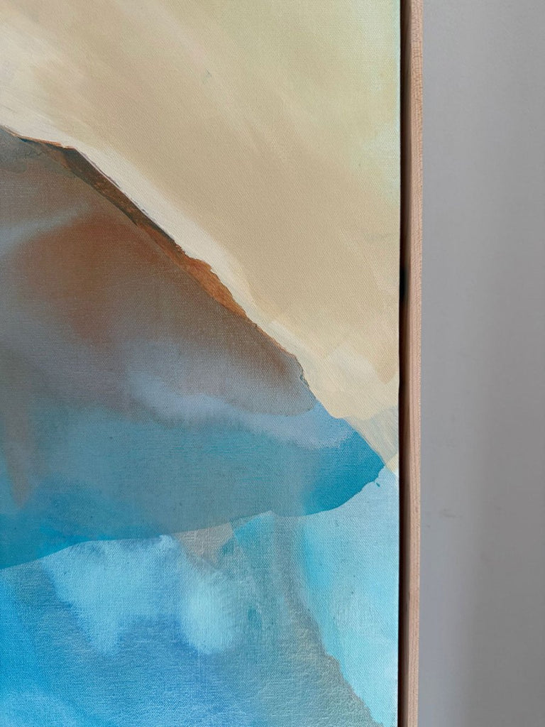 Turquoise Imprint on My Mind | 40" h x 30” w | Framed - Liza Pruitt