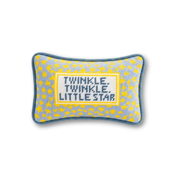 Twinkle Twinkle Mini Needlepoint Pillow - Liza Pruitt