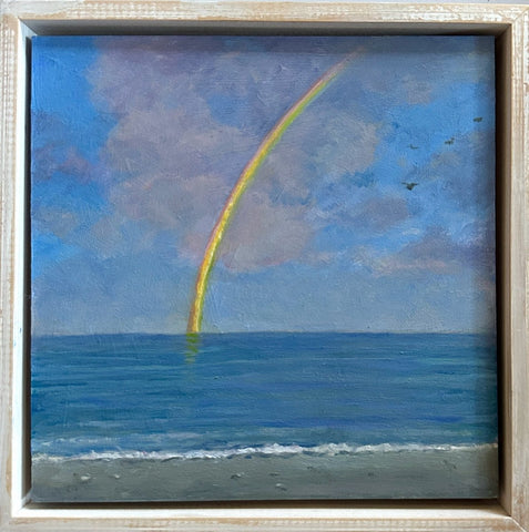 Under the Rainbow | 6" x 6" | Framed - Liza Pruitt