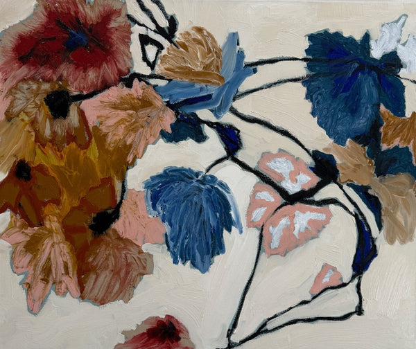 Unruly Indigo | 20" h x 24" w - Liza Pruitt