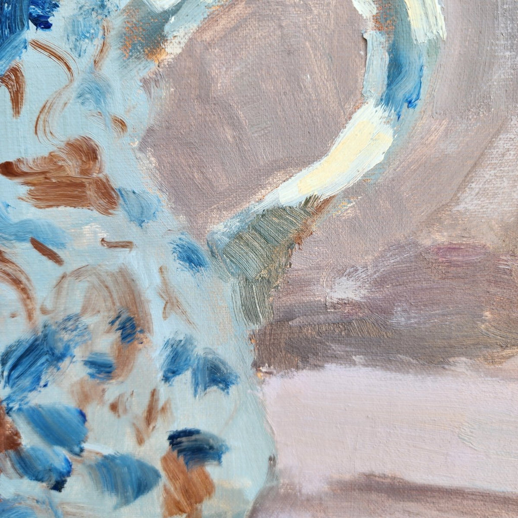 Vase of Unopened Lillies | 16" h x 20" w - Liza Pruitt