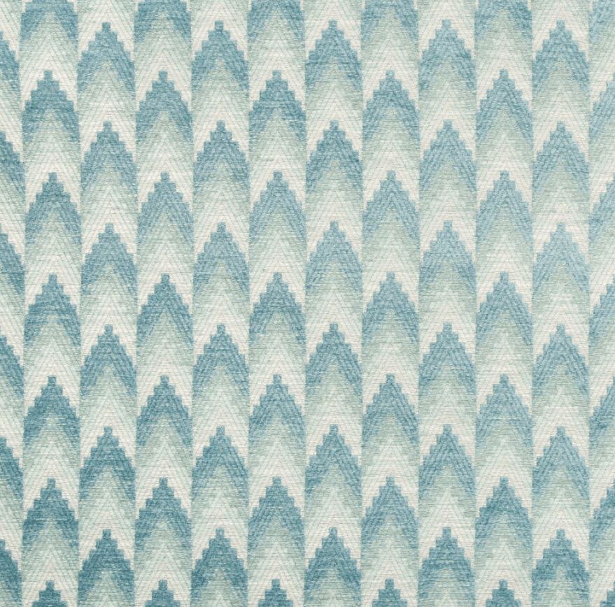 Ventron in Aqua by Brunschwig & Fils Pillow - Liza Pruitt