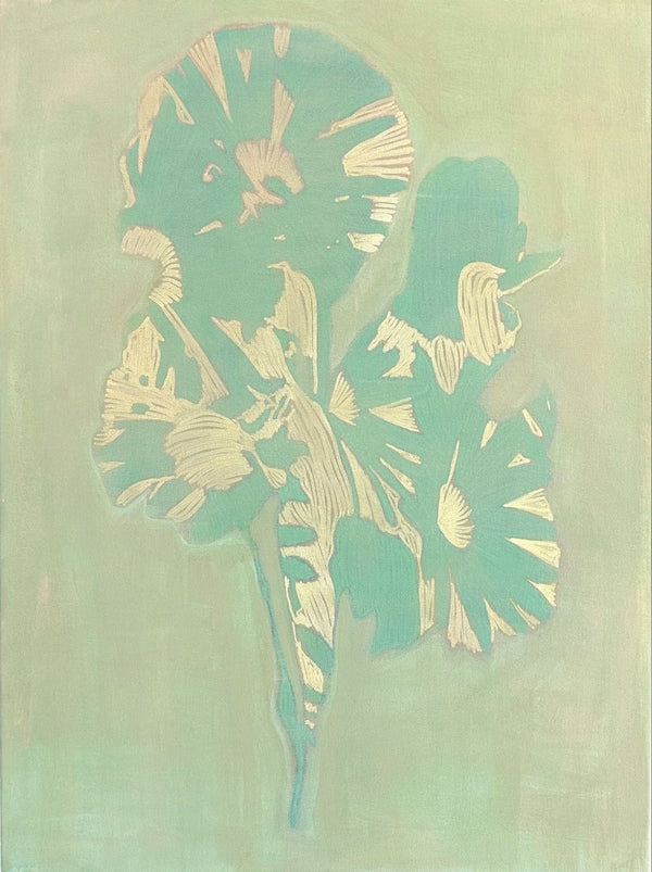 Verdigris Sage | 24" h x 18" w - Liza Pruitt