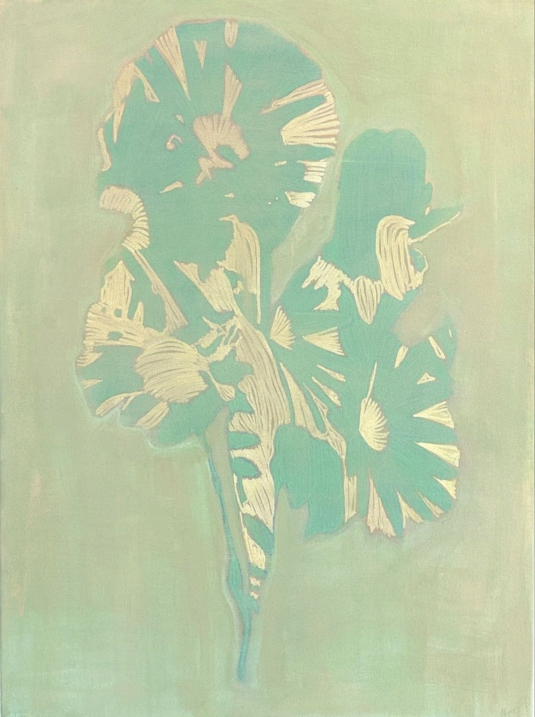Verdigris Sage | 24" h x 18" w - Liza Pruitt