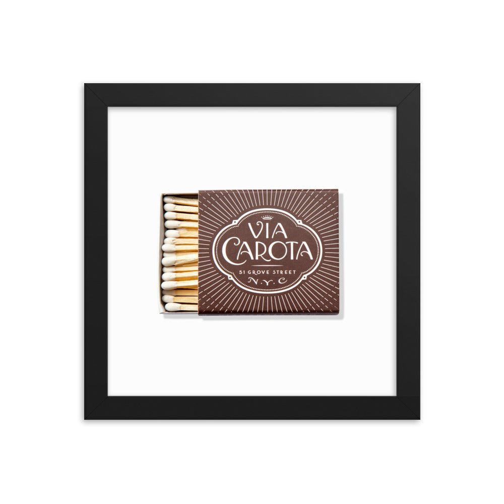 Via Carota Framed Print - Liza Pruitt