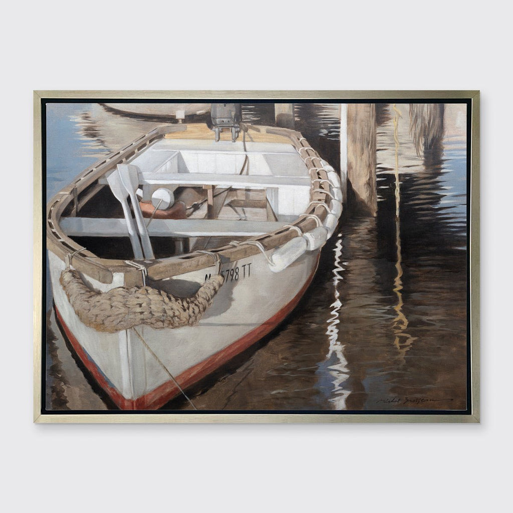 Vineyard Haven Dinghy - Limited Edition Canvas Print - Liza Pruitt