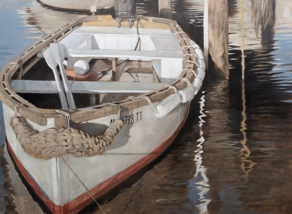 Vineyard Haven Dinghy - Limited Edition Canvas Print - Liza Pruitt