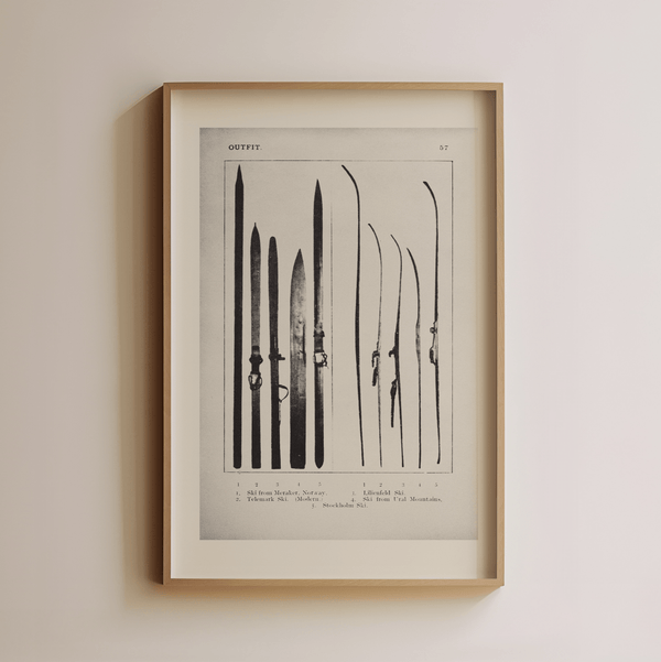 Vintage Skis - Liza Pruitt