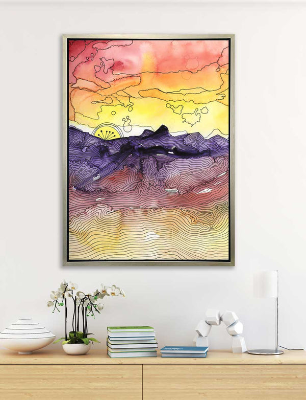 Violet Daze - Open Edition Canvas Print - Liza Pruitt