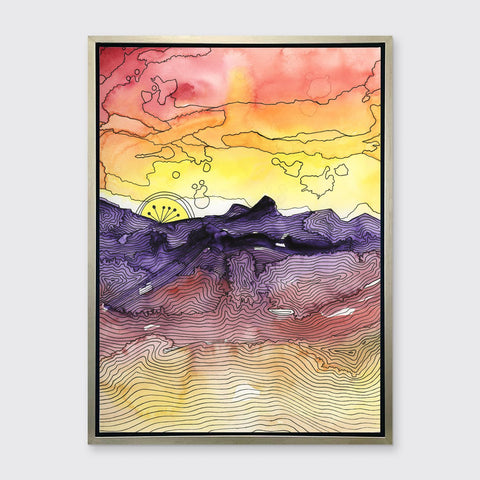 Violet Daze - Open Edition Canvas Print - Liza Pruitt