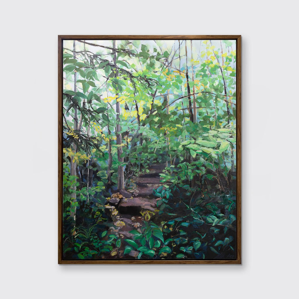 Walk in the Woods (Verdant Green) - Open Edition Canvas Print - Liza Pruitt