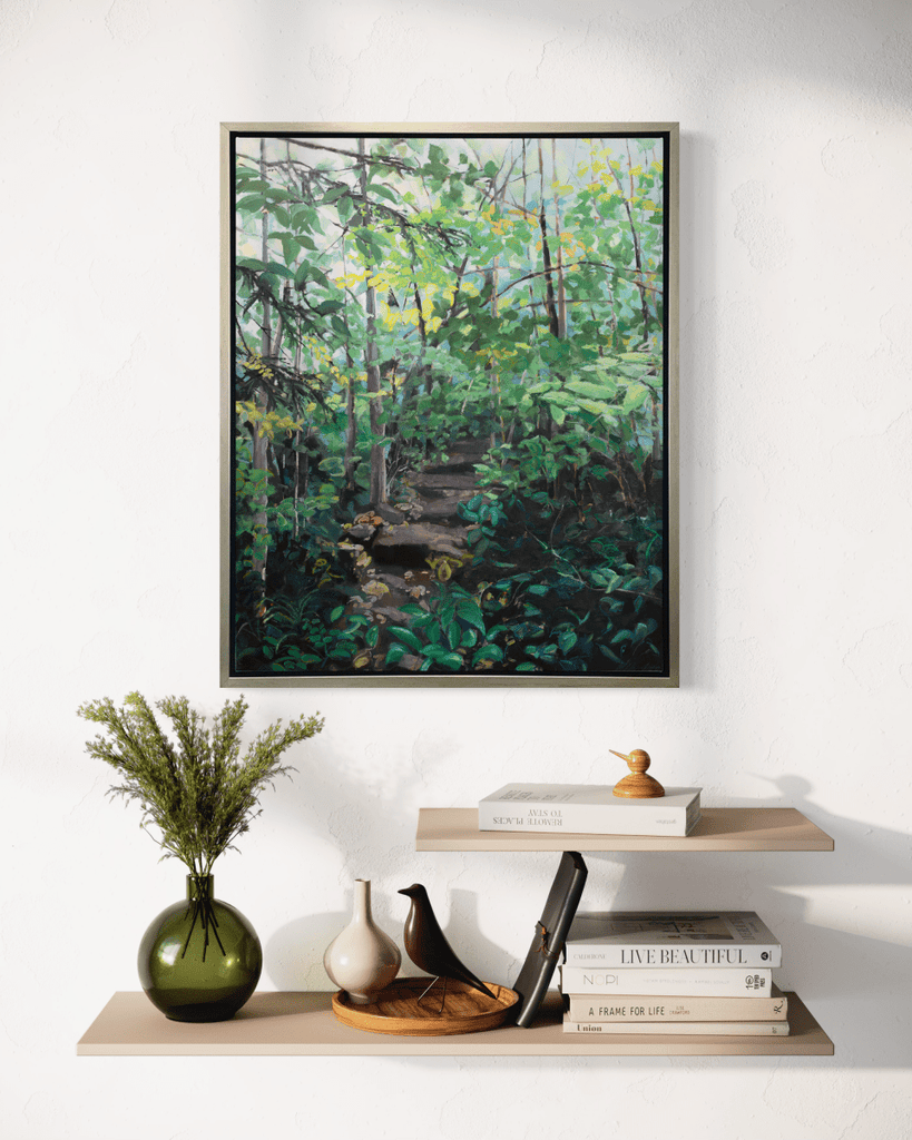 Walk in the Woods (Verdant Green) - Open Edition Canvas Print - Liza Pruitt