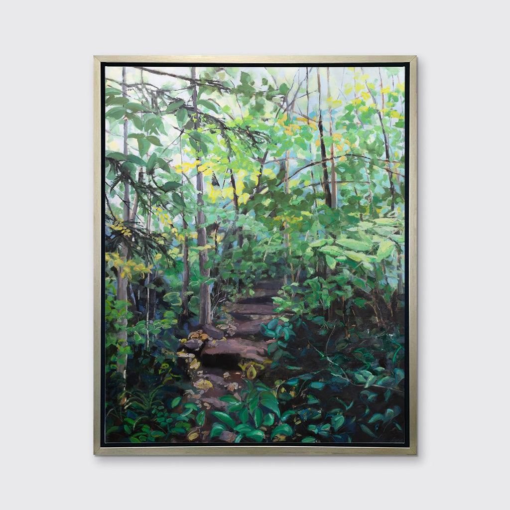 Walk in the Woods (Verdant Green) - Open Edition Canvas Print - Liza Pruitt