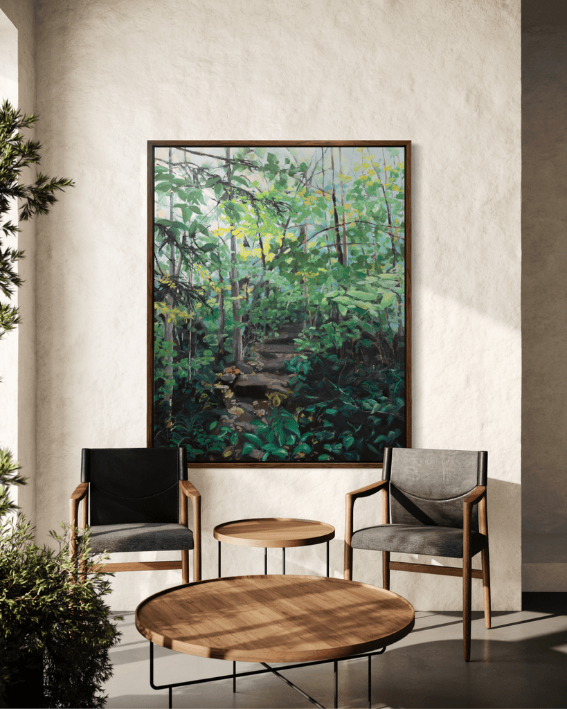 Walk in the Woods (Verdant Green) - Open Edition Canvas Print - Liza Pruitt
