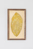 Warm Ochre Leaf II | 24" h x 14" w | Framed - Liza Pruitt