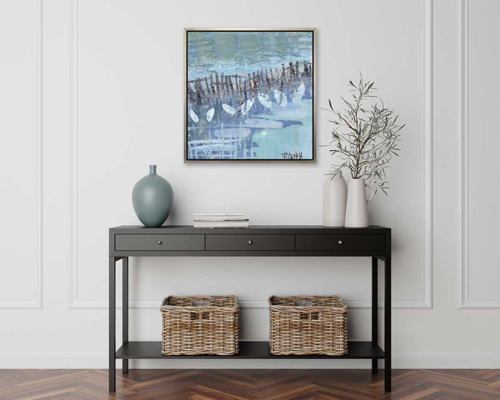 Water Front Blues - Open Edition Canvas Print - Liza Pruitt