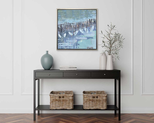 Water Front Blues - Open Edition Canvas Print - Liza Pruitt