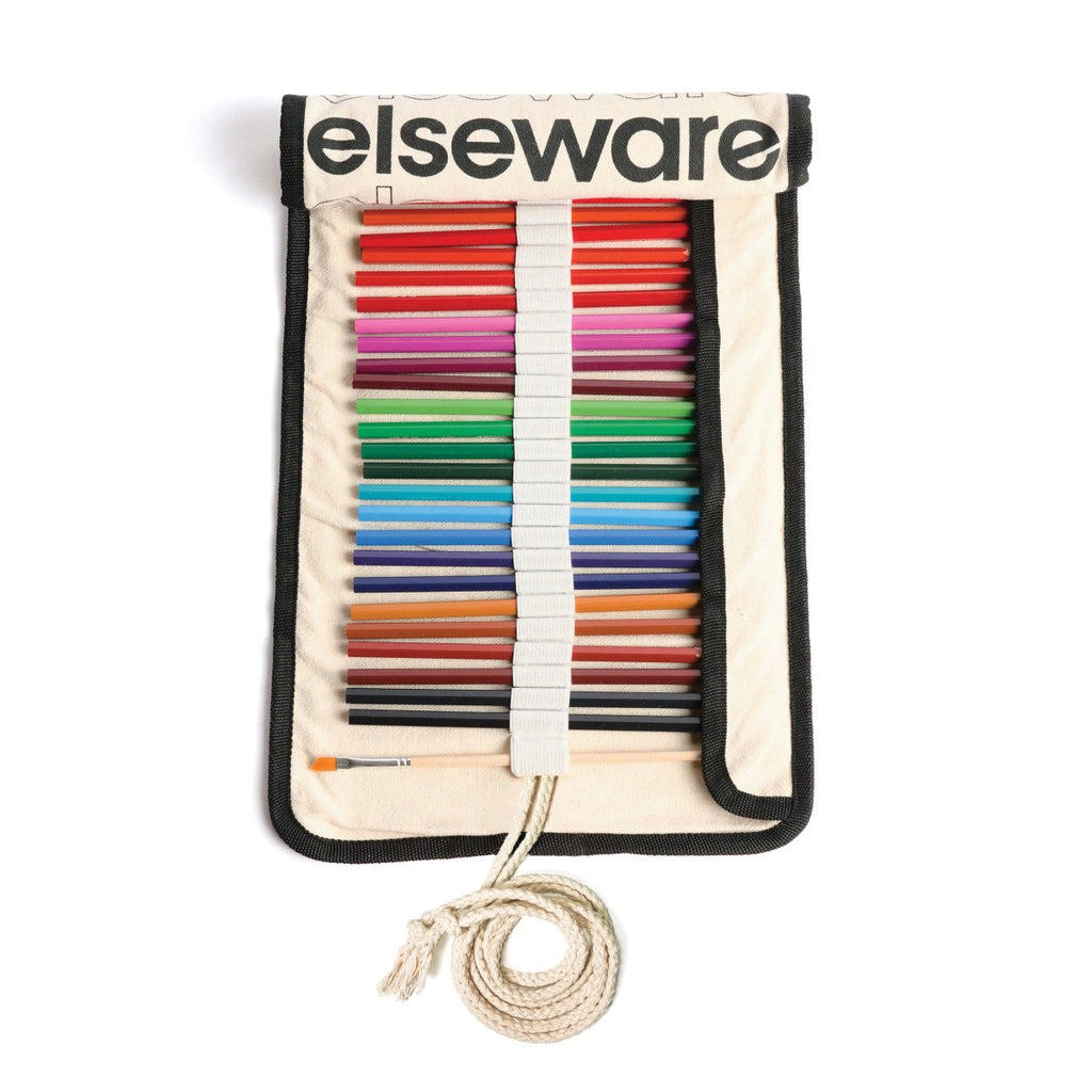 Watercolor Pencils – 36 Colors – Canvas Rollup – Eco - Friendly - Liza Pruitt