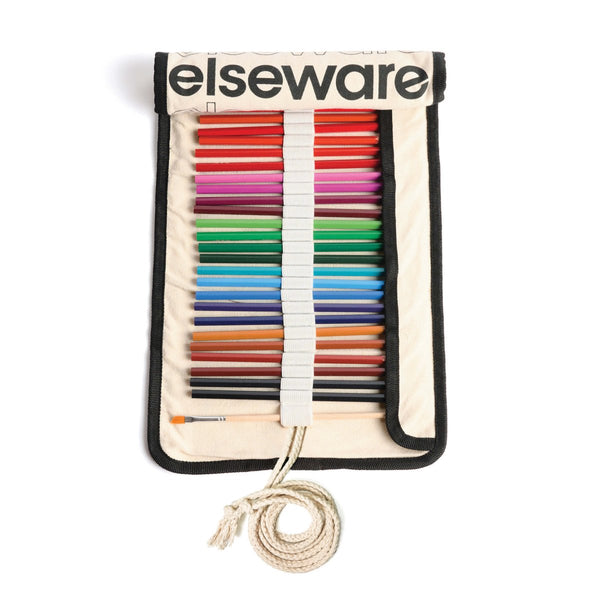 Watercolor Pencils – 36 Colors – Canvas Rollup – Eco - Friendly - Liza Pruitt
