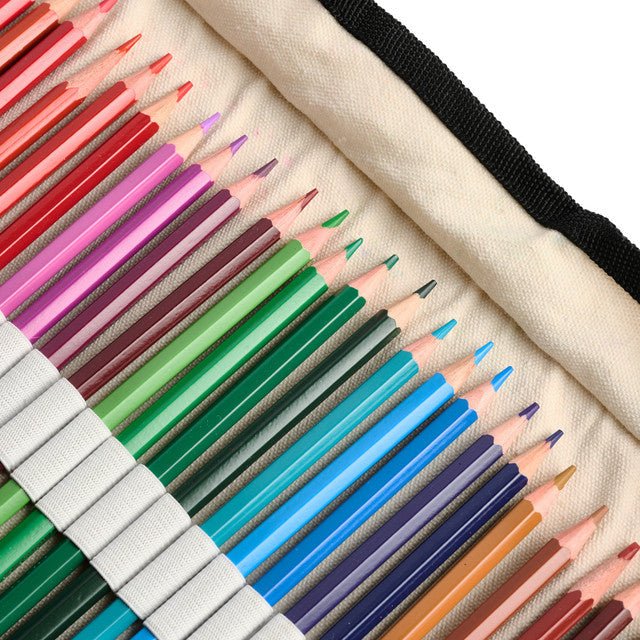 Watercolor Pencils – 36 Colors – Canvas Rollup – Eco - Friendly - Liza Pruitt
