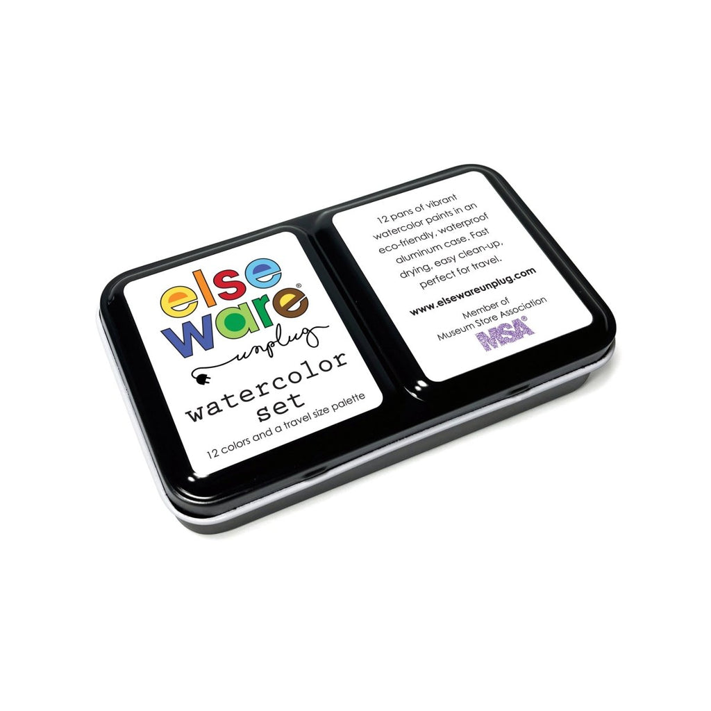 Watercolors – Metal Palette – 12 Colors – Travel Friendly - Liza Pruitt