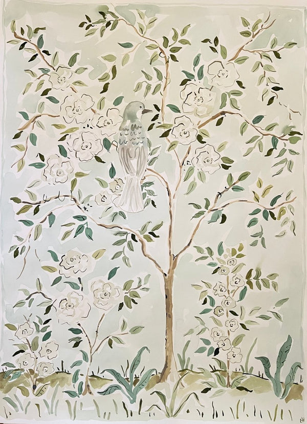 Where the Leaves Sing No. 1 | 30" h x 22" w | Original - Liza Pruitt