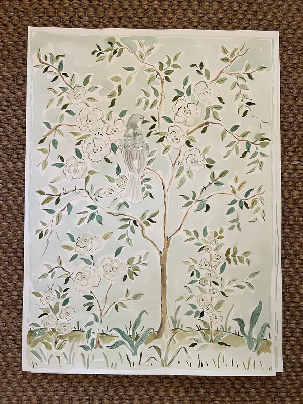 Where the Leaves Sing No. 1 | 30" h x 22" w | Original - Liza Pruitt