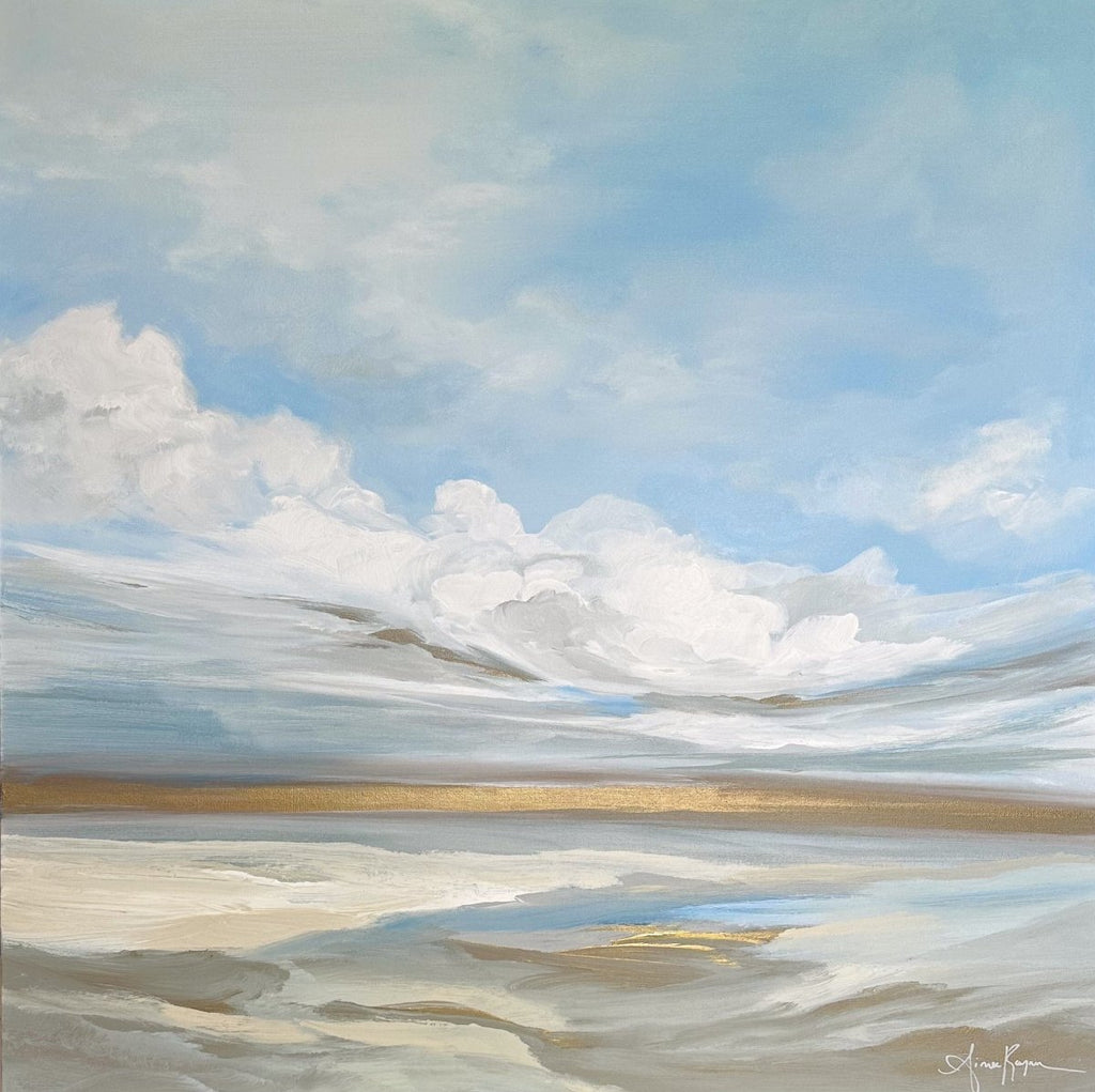 Where the Light Breaks | 36" h x 36" w - Liza Pruitt