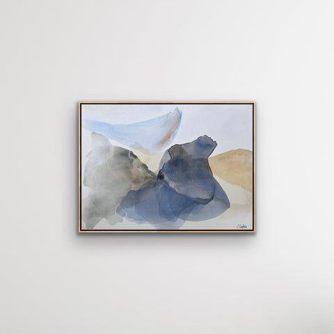 Where the Ocean Meets the Sky | 30" h x 40” w | Framed - Liza Pruitt