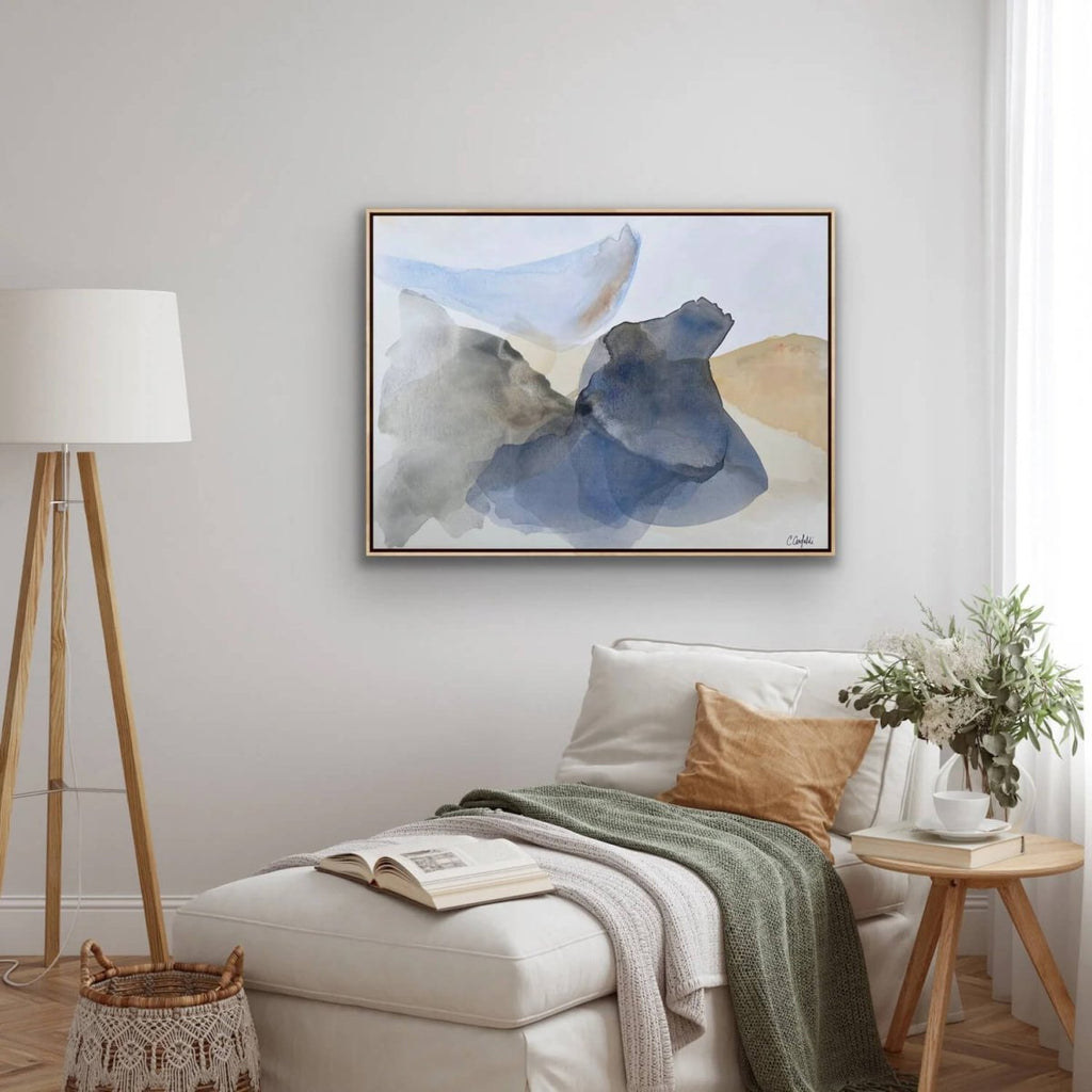 Where the Ocean Meets the Sky | 30" h x 40” w | Framed - Liza Pruitt