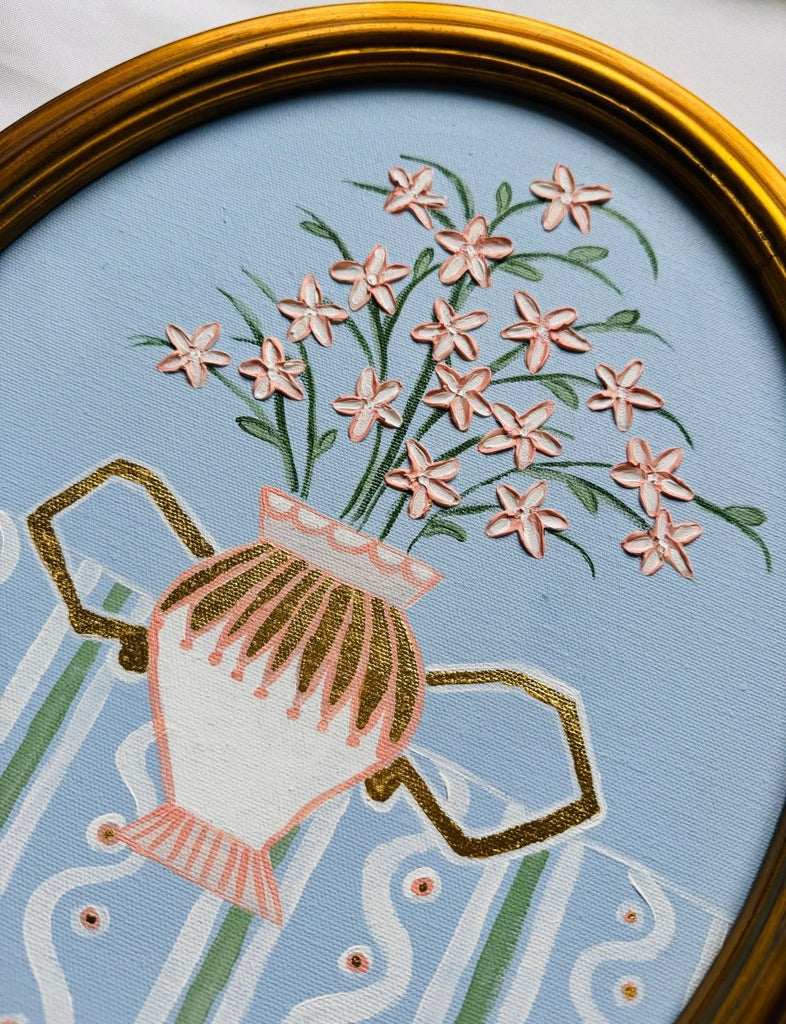 Whimsy Bouquet | 16.25" h x 13.25" w | Framed - Liza Pruitt