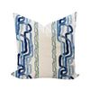 Whiskey Stripe in Forever Blue by Ferrick Mason Pillow Cover - Liza Pruitt