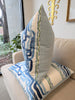 Whiskey Stripe in Forever Blue by Ferrick Mason Pillow Cover - Liza Pruitt