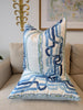 Whiskey Stripe in Forever Blue by Ferrick Mason Pillow Cover - Liza Pruitt