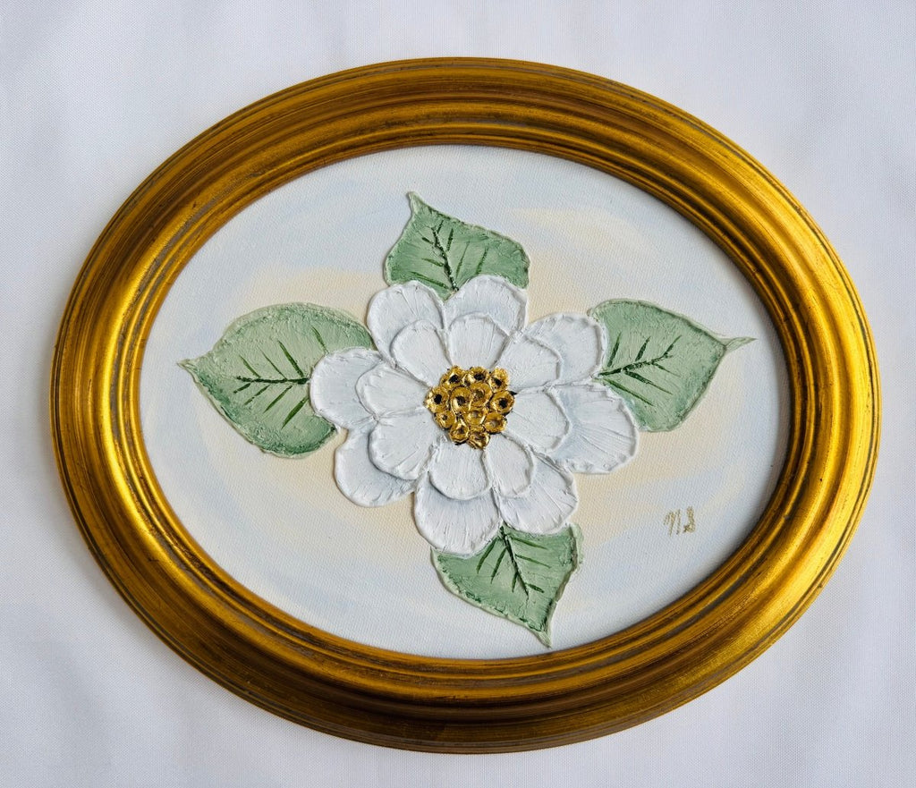 White Bloom | 10.25" h x 12.25" w | Framed - Liza Pruitt