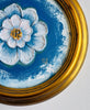 White & Blue Bloom | 10.5" h x 10.5" w | Framed - Liza Pruitt