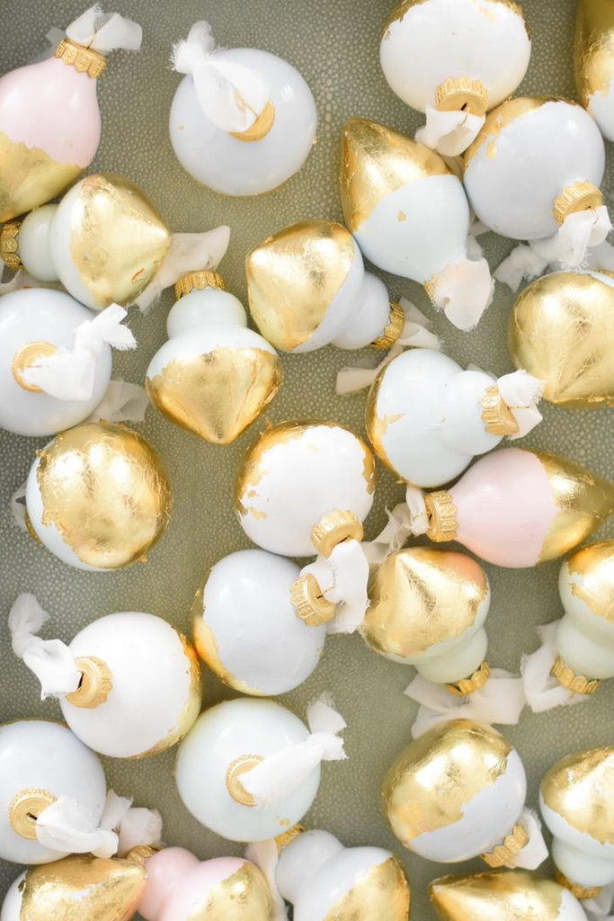 White Christmas Retro Ornament | 3.5" h - Liza Pruitt