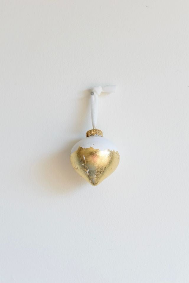 White Christmas Retro Ornament | 3.5" h - Liza Pruitt