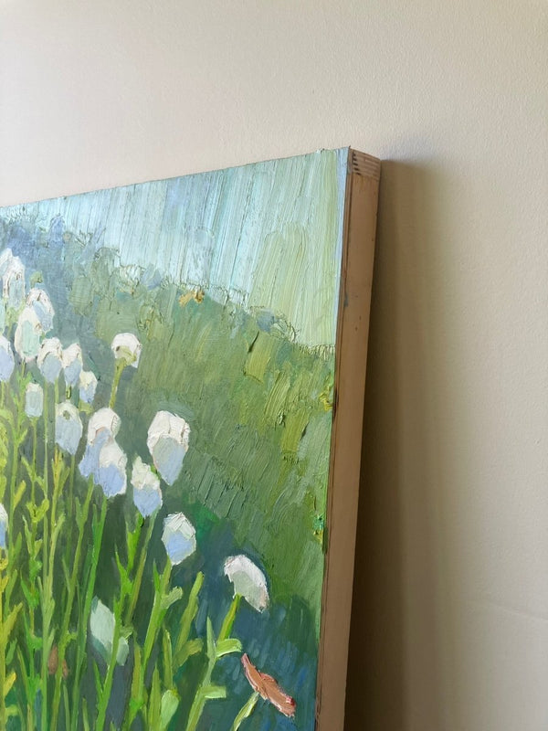 White Flowers | 32" h x 30" w - Liza Pruitt