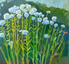 White Flowers | 32" h x 30" w - Liza Pruitt