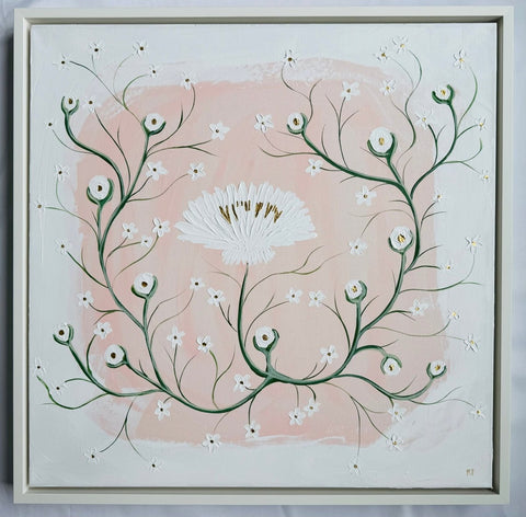 White Lotus | 25.5" h x 25.5" w | Framed - Liza Pruitt