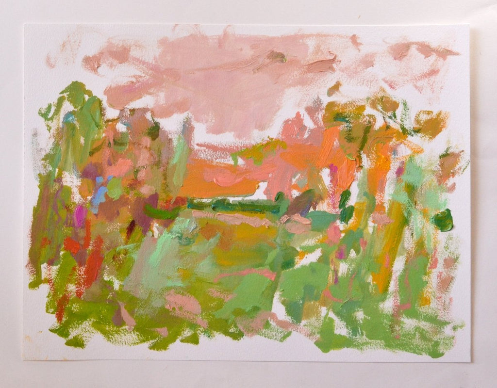 Wind Swept V | 12" h x 16" w - Liza Pruitt