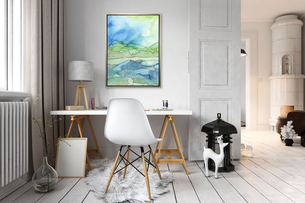 Windy Shore - Open Edition Canvas Print - Liza Pruitt