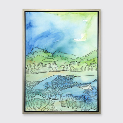 Windy Shore - Open Edition Canvas Print - Liza Pruitt